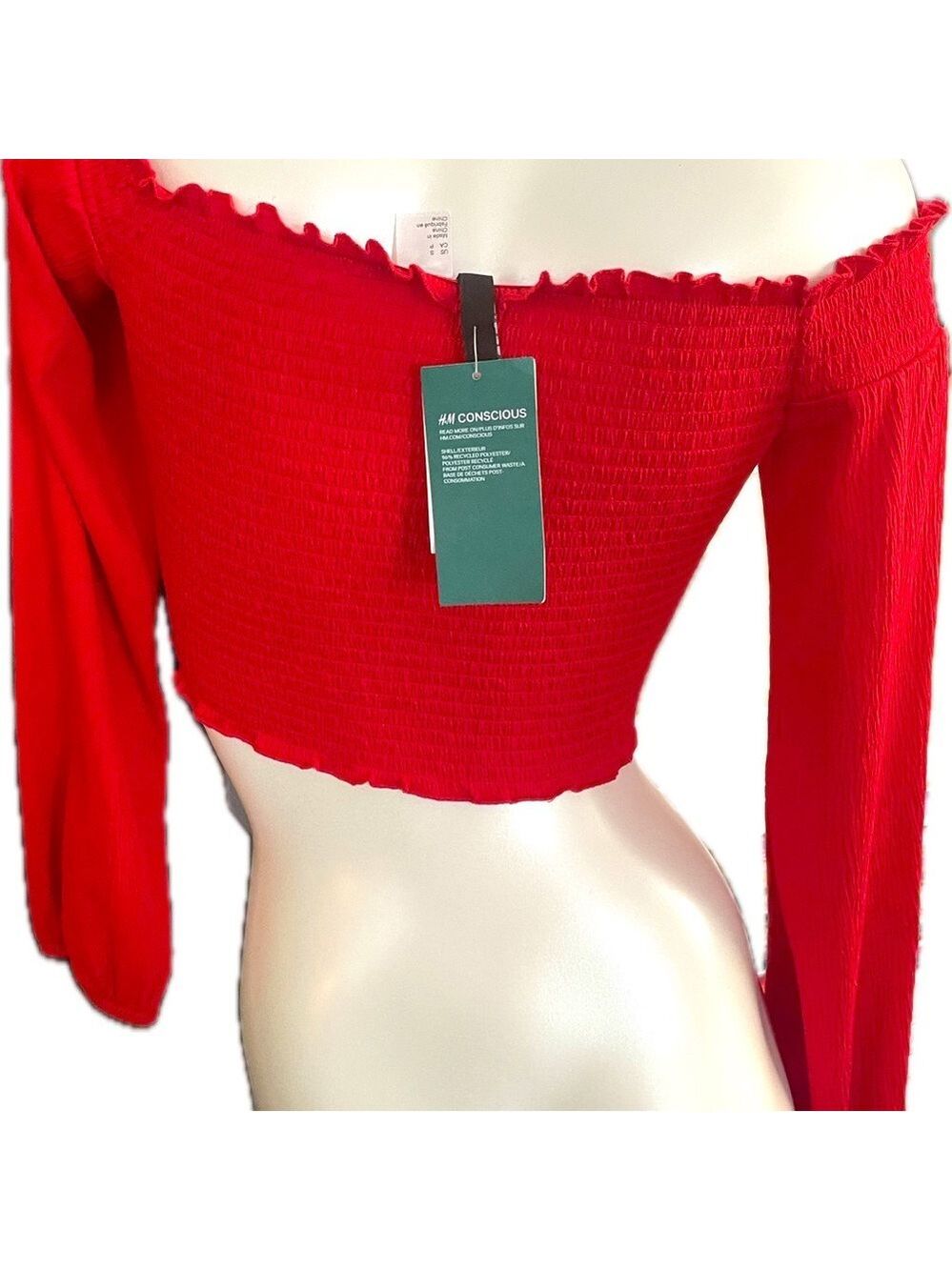 H&M Red Crop Top - Picture 2 of 3